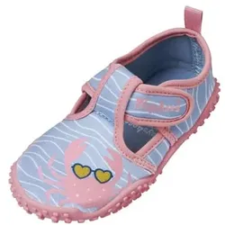 Playshoes Aqua-Schuh Krebs blau-pink, 24/25