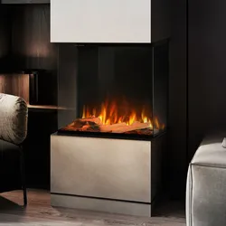 Noble Flame ELLASON [Elektrokamin Wandeinbau]: 740 - black darkness / Saphirschwarz