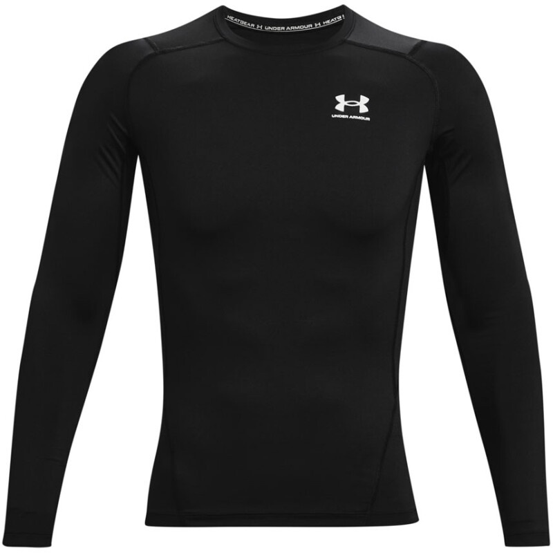 UNDER ARMOUR HeatGear Armour langarm Funktionsshirt Herren 001 - black/white XL