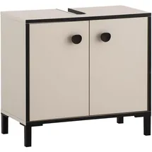 Schildmeyer Waschbeckenunterschrank Edda 65,1 x 59,1 x 33,0 cm Cremebeige
