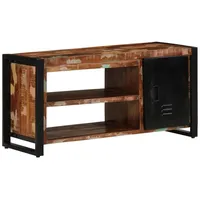 VidaXL Schuhbank Mehrfarbig 100x40x50 cm Altholz Massiv