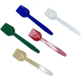 Eislöffel Eisspaten bunt 90mm mehrfach verwendbar farbig sortiert,  100 Stk.