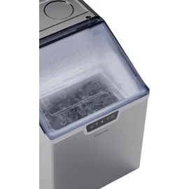 Klarstein Eiswürfelmaschine für Zuhause Camping Gastro, Schnelle Mini-Eiswürfelmaschine Klein, Profi Eismaschine für Große & Kleine Eiswürfel,
