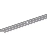 GAH Alberts Alberts Treppenkanten-Schutzprofil gebohrt Aluminium, silberfarbig eloxiert | 1000 x 24,5 x 20 mm