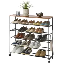 Yamazaki Tower 26 x 90,5 x 87 cm rollbar / schwarz