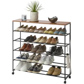 Yamazaki Tower 26 x 90,5 x 87 cm rollbar / schwarz