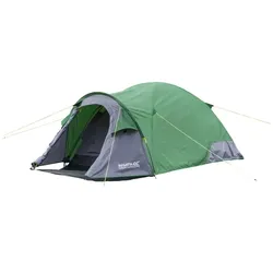 Regatta Campingzelt Kivu V3 - wasserabweisend, 1 Eingange, für 2 Personen - grün/grau