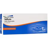 Bausch + Lomb SofLens daily disposable Toric Tageslinsen, torische Kontaktlinsen, weich, 30 Stück BC 8.6 mm / DIA 14.2 / CYL -0.75 / Achse 90 / -8 Dioptrien