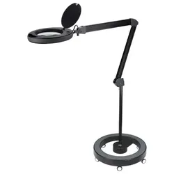 LED Lupenleuchte 851X, inkl. Rollstativ, 5 Dioptrien, schwarz