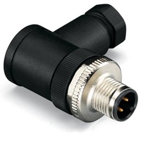 WAGO 756-9205/040-000 Sensor-/Aktor-Steckverbinder, unkonfektioniert M12 Stecker, gewinkelt Polzahl: