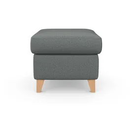 sit&more Visby Chenille grau/buche natur