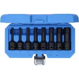 BRILLIANT TOOLS Kraft-Bit-Stecknuss-Satz 1/2" Innensechskant 8-tlg. 5 - 19 mm