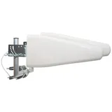 PremiumX LTE-Antenne Outdoor 3G 4G - 800 - 2600 MHz - LTE MiMo Duo-Richtantenne 10m Kabel - Hotspot Mobilfunk Vodafone Telekom Modem Router