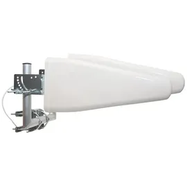 PremiumX LTE-Antenne Outdoor 3G 4G - 800 - 2600 MHz - LTE MiMo Duo-Richtantenne 10m Kabel - Hotspot Mobilfunk Vodafone Telekom Modem Router