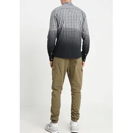Indicode Cargohose "Lakeland", Herren, Gr. S, N-Gr, grün (army), Web, Obermaterial: 98% Baumwolle, 2% Elasthan, unifarben, regular fit normal, Hosen Cargohose, mit Kordelzug