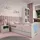 raumhirsch furniture Kinderbett Blumen 80 x 180 cm Holzwerkstoff weiß