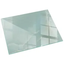 Tulup Glasbodenplatte Rechteck 60 x 40 cm 0,4 m Zartes Marmormuster/Türkis