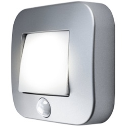 Ledvance LED Nachtlicht NIGHTLUX Hall 0,25W 840 Silber Sensor Batteriebetrieben