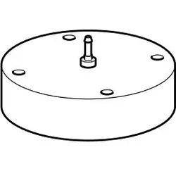Geberit Gehäuse, zu Bodendrücker für 240046001 elektronische Spülauslösungen