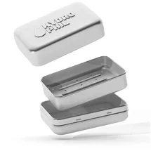 Hydrophil Seifendose Aluminium Silber