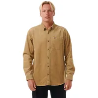 Rip Curl Classic Surf Cord Langarmhemd - Dark Khaki