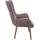 Playboy Bridget Samt 68 x 77 x 99 cm rosa