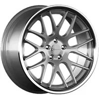 e-motion e-motion, Concave 9.5x19 ET15 5x120 74,1, hypersilber mit Edelstahlbett