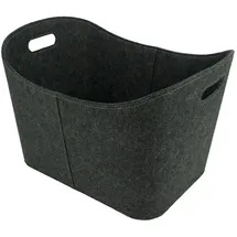 Valo Kaminholzkorb Filz 55 x 35 x 40 cm Grau