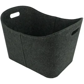 Valo Kaminholzkorb Filz 55 x 35 x 40 cm Grau