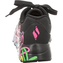 SKECHERS Uno Lite Spread The Love Kinder Schwarz 37