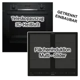 bosch+oranier Herdset 71L + Flächeninduktionskochfeld 60cm