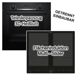 bosch+oranier Herdset 71L + Flächeninduktionskochfeld 60cm