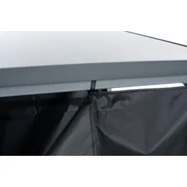 CLP Abdeckplane Ruston wasserabweisend Schwarz 143 x 1 x 145 cm