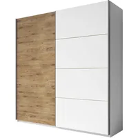Home Affaire Schiebetürenschrank Galaxy 220 x 210 x 61 cm Braun/Weiß
