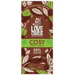 Lovechock Tafel Cosy Haselnuss Schokolade bio