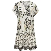 Buffalo Blusenkleid Sand-Khaki bedruckt 38