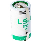 Saft LSH 20 Lithium Batterie 3.6V Primary LSH20 mit U-Lötfahnen