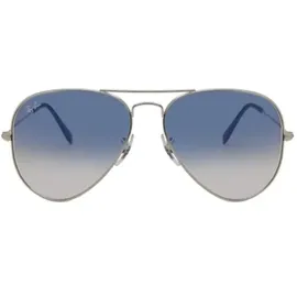 Ray-Ban Aviator Large Metal RB3025 003/3F 58-14 polished silver/light blue