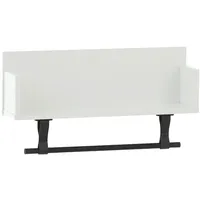 MÖBELPARTNER Wandregal Ella 59,8 x 13,5 x 31,5 cm Weiß