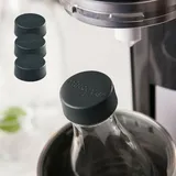 Mixcover Ersatzdeckel passend für SodaStream Crystal & Penguin Glasflasche 3er Set