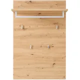 Innostyle Garderobenpaneel »BARI Graderobenpaneel, BxHxT 40x158x30 cm«, (1 St.), 1 Ablageboden, 1 Kleiderstange, 4 Haken