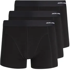 JACK & JONES Boxershorts in Schwarz im 3er Pack-XXL