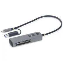 Startech StarTech.com USB 3.0 Multi-Media Memory Card Reader, SD/microSD/CompactFlash Card Reader, Portable USB 5Gbps Card Adapte