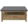 Hom ́in Couchtisch Dunkelgrau Eiche 80 x 45 x 110 cm