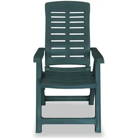 vidaXL Gartenstuhl 64,5 x 93,5 x 28,5 cm grün 4 St.