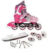 Nils Extreme NH18122 Inliner 4in1 Kombo Eishockey pink 39-43