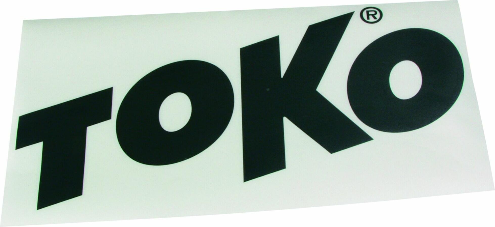 Toko Letter Sticker Black neutral