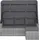 vidaXL Polyrattan Loungesofa grau 362335