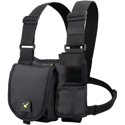 tee-uu CHEST MOLLE Funkgeräte-Harnisch 23 x 18 x 6 cm