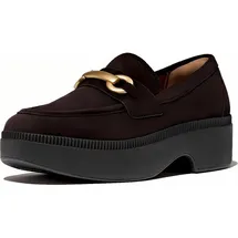 FitFlop F-Luma Chunky-Snaffle Suede Damen Braun 38